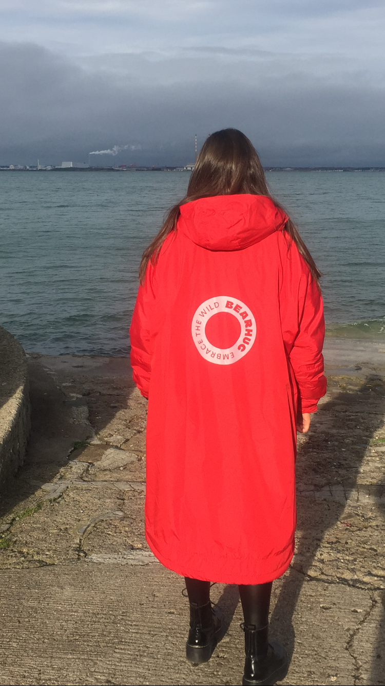 Bearhug 'Embrace The Wild' Limited Edition Swimrobe/Parka - Red (while stocks last)
